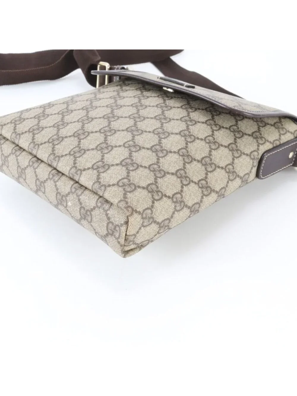 Gucci GG Supreme Leather Shoulder Bag Crossbody Messenger Business